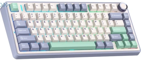 Клавиатуры AULA F75 Comic Keycap Light Green Switches Клавиатуры AULA F75 Comic Keycap Light Green Switches
